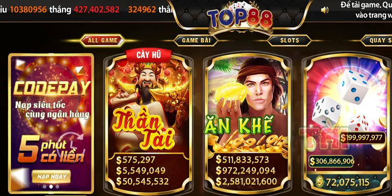 Đa dạng sản phẩm tại Top88